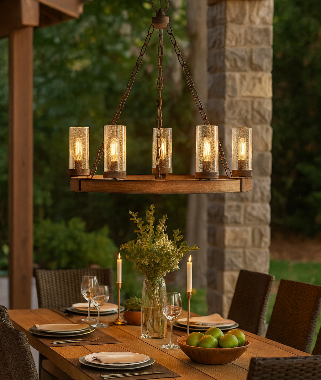 Hinkley Sawyer Outdoor Chandelier - 2Modern