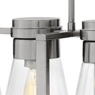Refinery Stem Hung Linear Chandelier