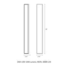 Solid Glass Bathroom Vanity Light