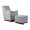 Luca Glider  option Matching Ottoman