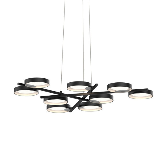 Light Guide Ring Nine Light Pendant Light