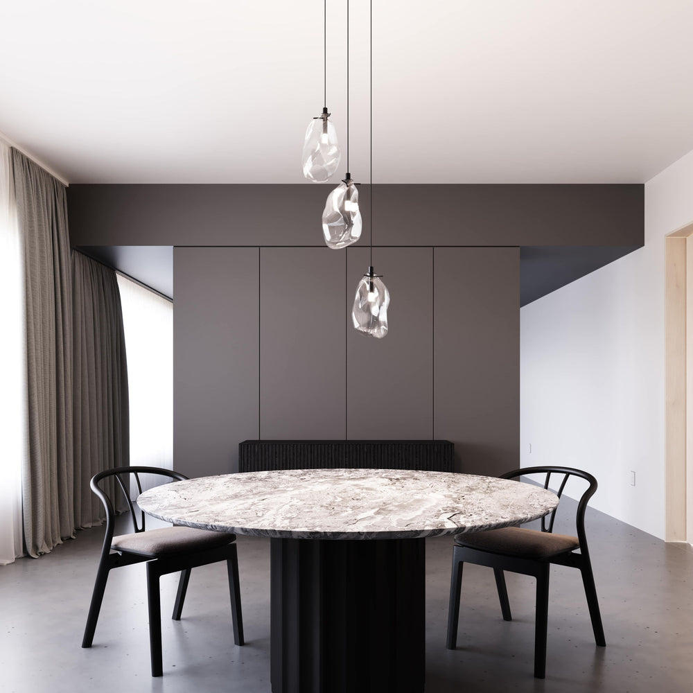 Liquid Three Light Multi Pendant Light