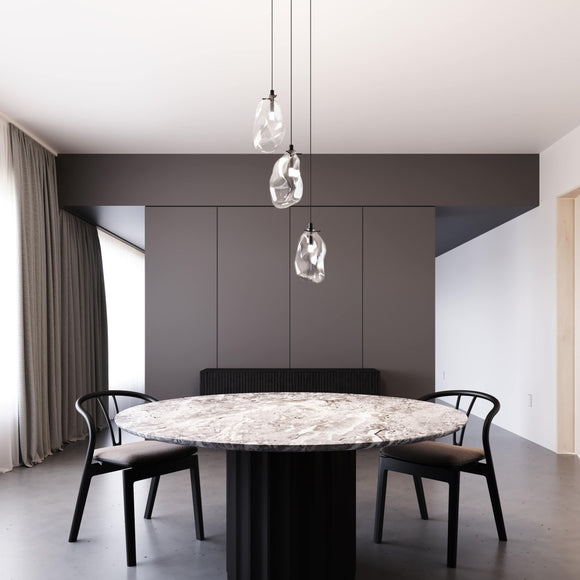 Liquid Three Light Multi Pendant Light