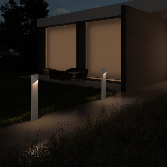 Inside-Out® Triform Compact 1-Light Outdoor LED Bollard