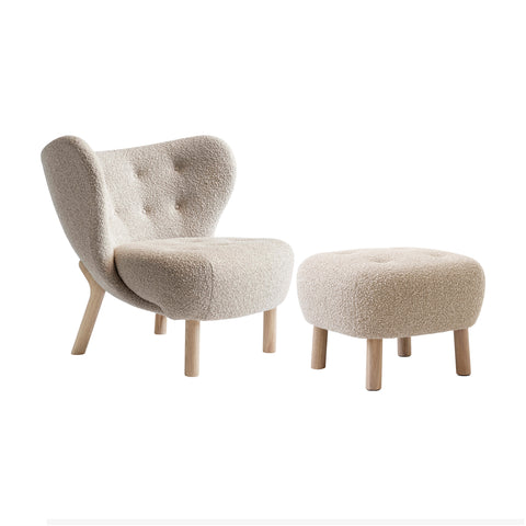 Little Petra Lounge Chair and Pouf