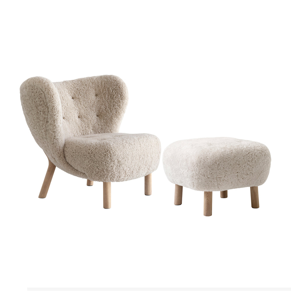 Little Petra Lounge Chair and Pouf