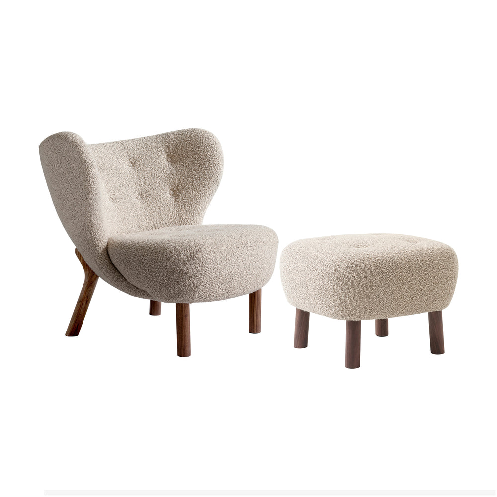Little Petra Lounge Chair and Pouf