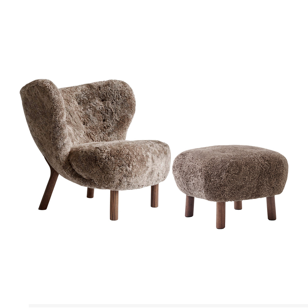 Little Petra Lounge Chair and Pouf