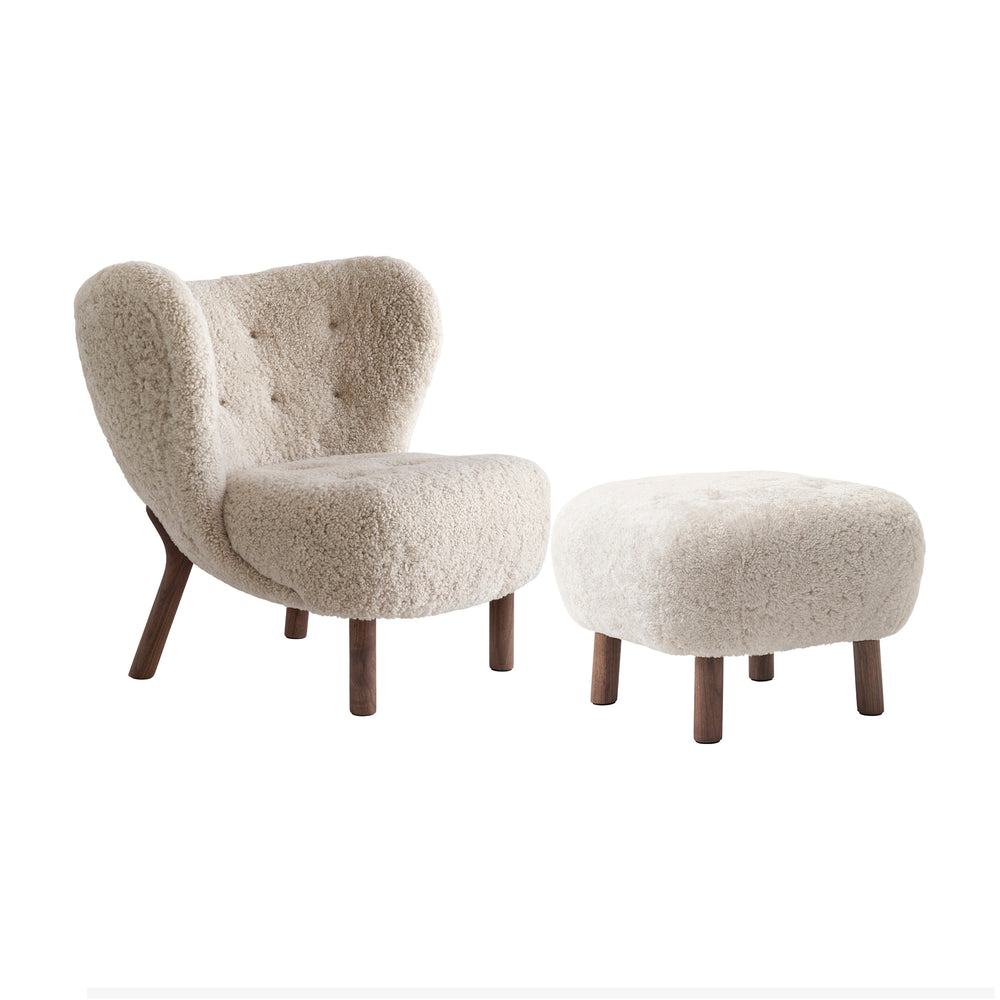 Little Petra Lounge Chair and Pouf