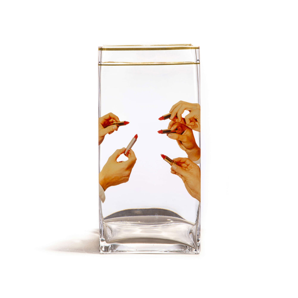 Toiletpaper Glass Vase