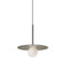 Bola Disc Pendant Light  option Taupe / Black
