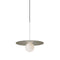 Bola Disc Pendant Light  option Taupe / White