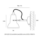 Original 1227 Mini Ceramic Wall Light