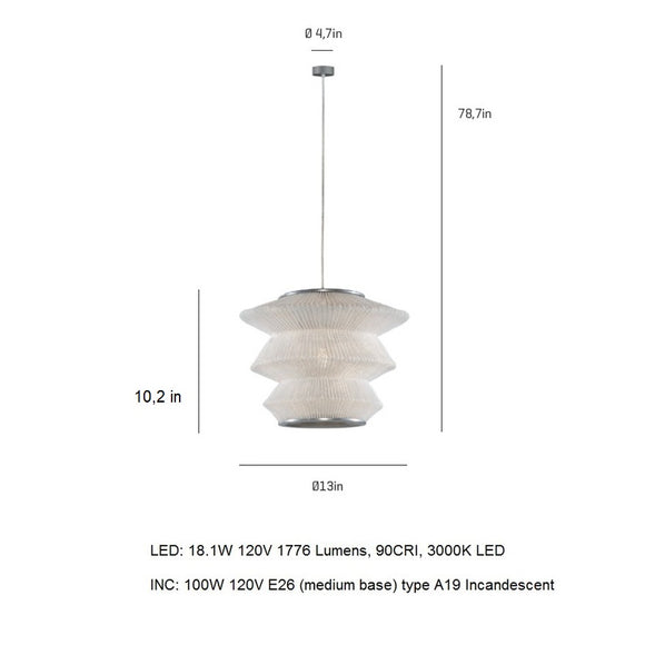 Ura 3 Pendant Light
