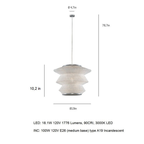 Ura 3 Pendant Light