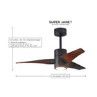 Super Janet Ceiling Fan