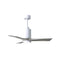 Patricia PA3 Ceiling Fan  option Gloss White / Barn Wood Tone