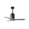 Patricia PA3 Ceiling Fan  option Matte Black / Barn Wood Tone
