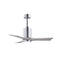 Patricia PA3 Ceiling Fan  option Polished Chrome