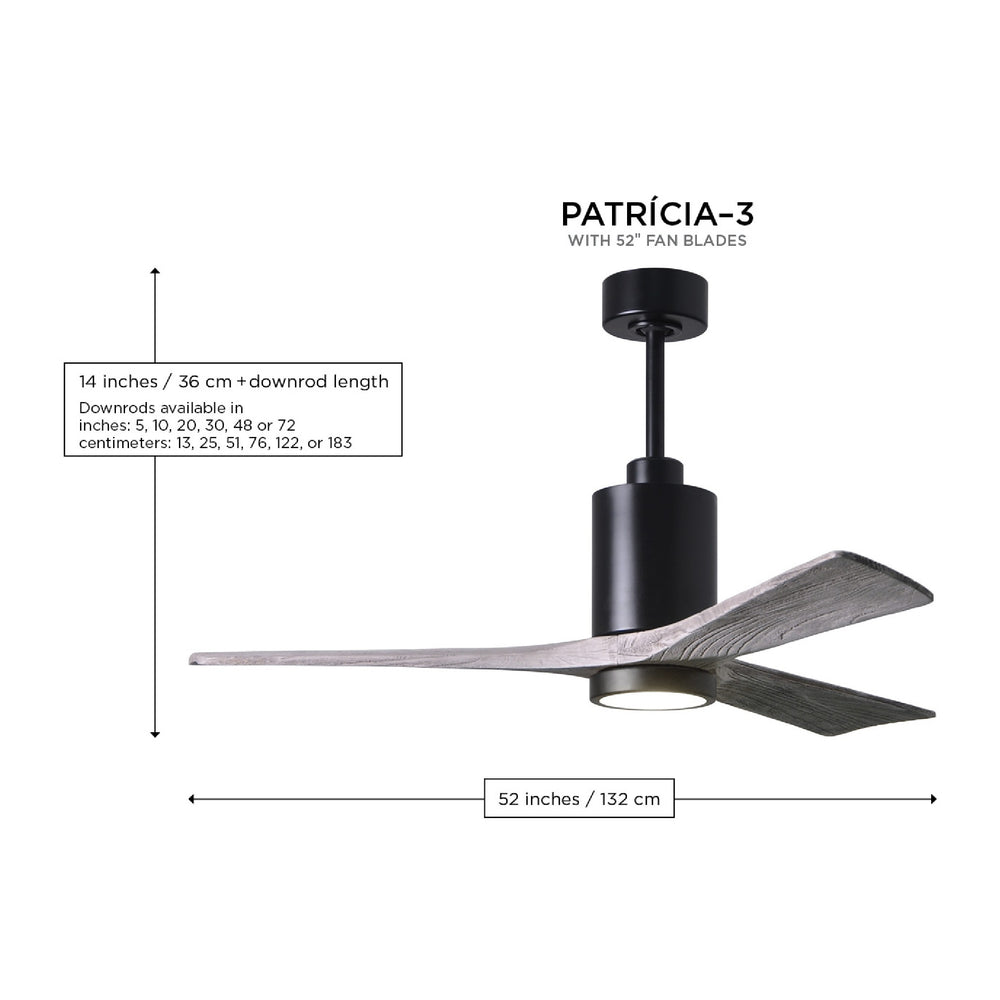 Patricia PA3 Ceiling Fan