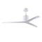 Eliza Outdoor Ceiling Fan  option Gloss White