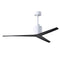 Eliza Outdoor Ceiling Fan  option Matte Black