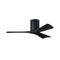 Irene H3 Small Close to Ceiling Fan  option Matte Black