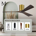 Irene H3 Small Close to Ceiling Fan