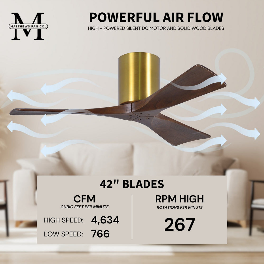 Irene H3 Small Close to Ceiling Fan