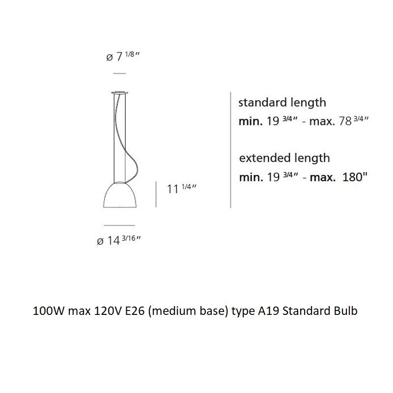 Nur Gloss Mini Pendant Light
