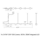 Counterpoint™ LED Linear Pendant Light