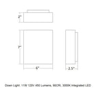 Inside Out™ Flat Box™ LED Sconce