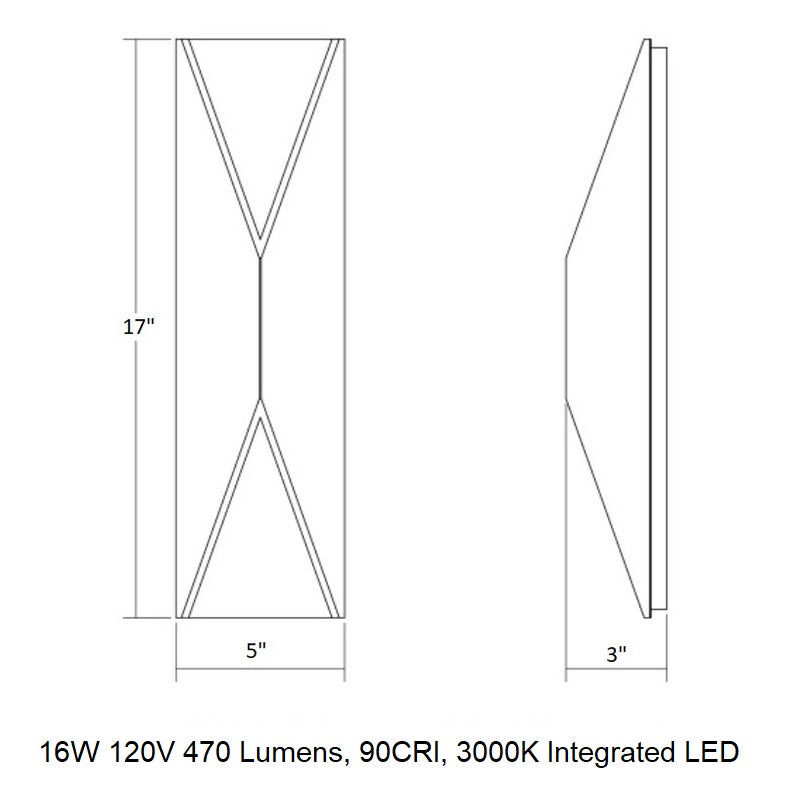 Inside Out™ Prisma™ Tall LED Sconce