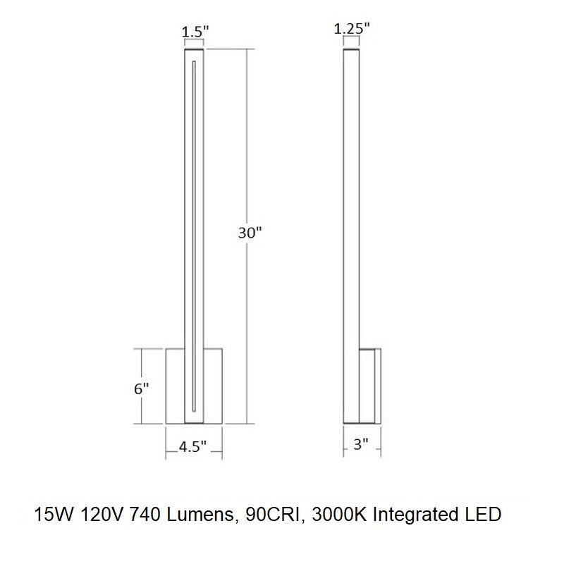 Inside Out™ Stripe™ LED Sconce