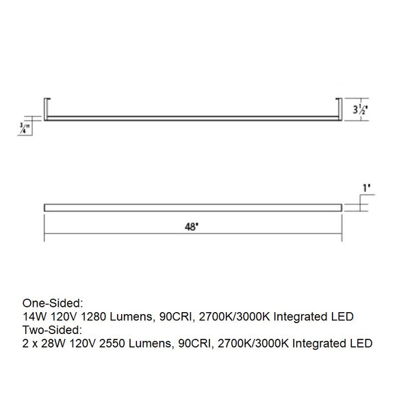 Thin-Line™ Sided LED Wall Bar