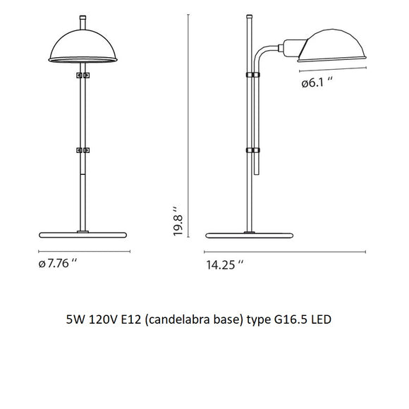 Funiculi S Table Lamp