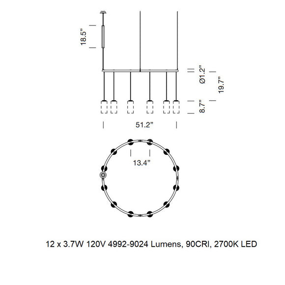 Cirio Circular Pendant Light