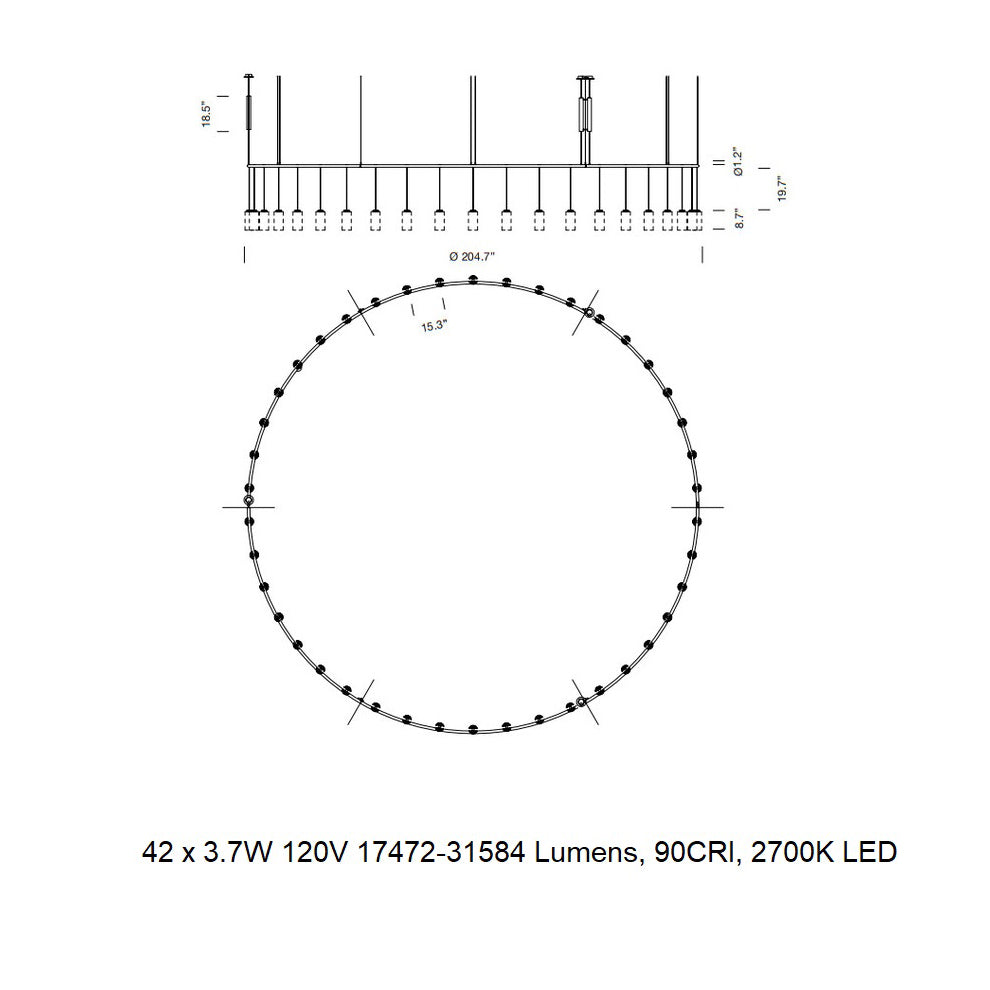 Cirio Circular Pendant Light