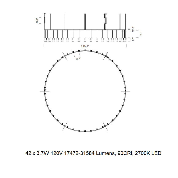 Cirio Circular Pendant Light