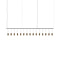 Cirio Lineal Linear Pendant Light  option 1 Linear and 2 End