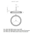 Estadio Pendant Light