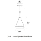 Koma LED Taisho Pendant Light