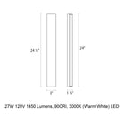 Vanity Wide Bathroom Vanity Light