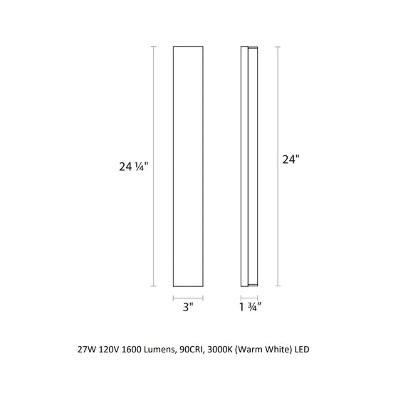 Vanity Wide Bathroom Vanity Light
