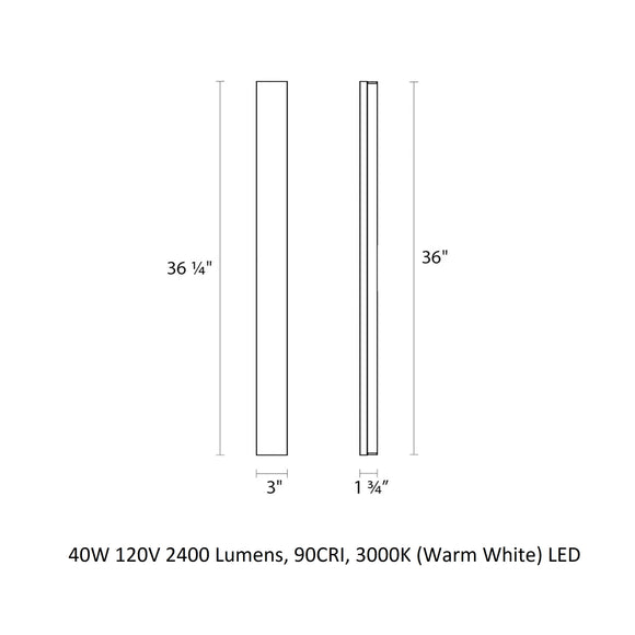 Vanity Wide Bathroom Vanity Light
