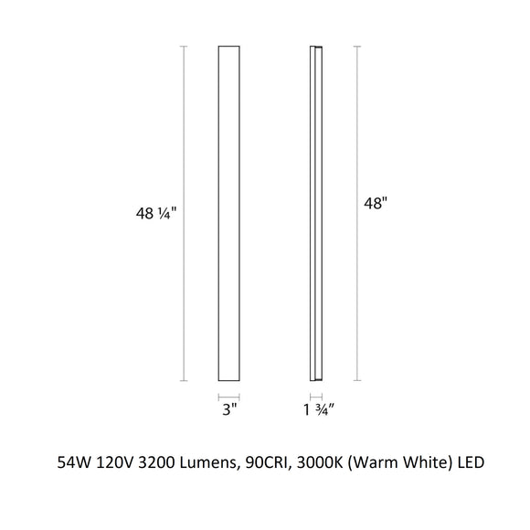 Vanity Wide Bathroom Vanity Light