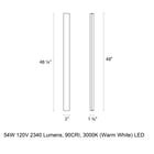 Vanity Wide Bathroom Vanity Light