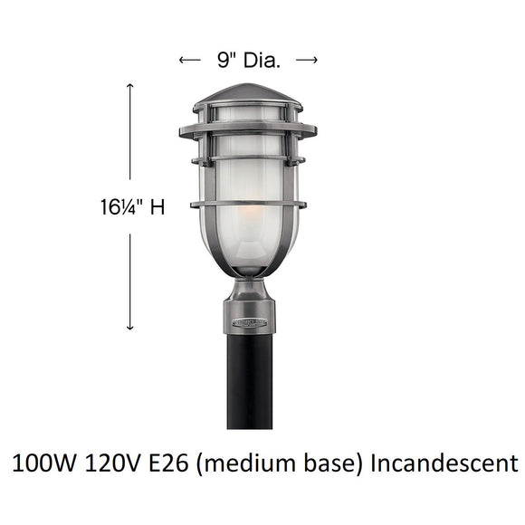 Reef Outdoor Post or Pier Light