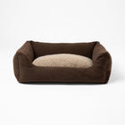 Henri Dog Bed  Chocolate Organic Cotton / XLarge: 35.4 in width OPEN BOX