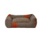 Henri Recycled Wool Dog Bed  option Orange